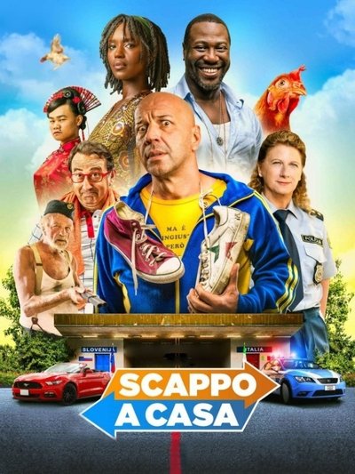 Poster for the movie Scappo a casa