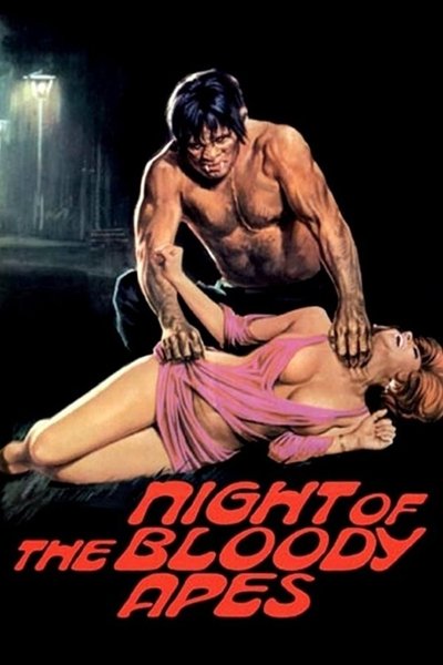 Poster for the movie Night of the Bloody Apes
