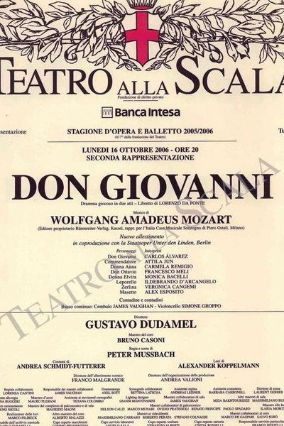 Mozart: Don Giovanni - Teatro alla Scala