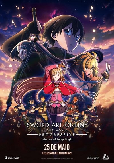 Poster do Filme Sword Art Online Progressive: Scherzo do Crepúsculo Sombrio