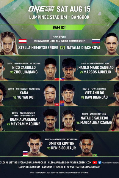 ONE Fight Night 46: Hemetsberger vs. Diachkova