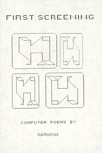 Poster do Filme First Screening: Computer Poems