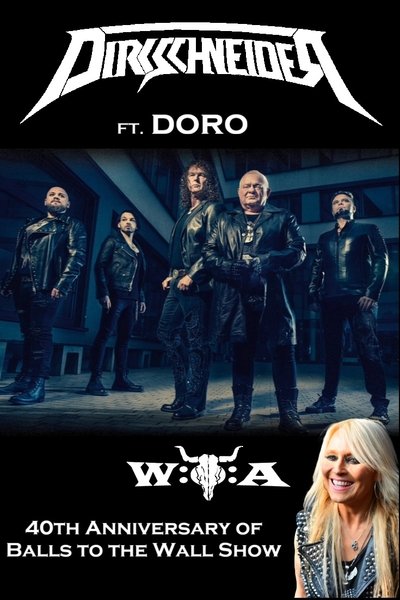movie poster for Dirkschneider: 40th Anniversary of Balls to the Wall Show - W:O:A 2025