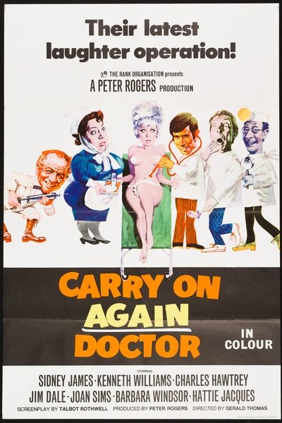 Poster for the movie Carry On Again Doctor