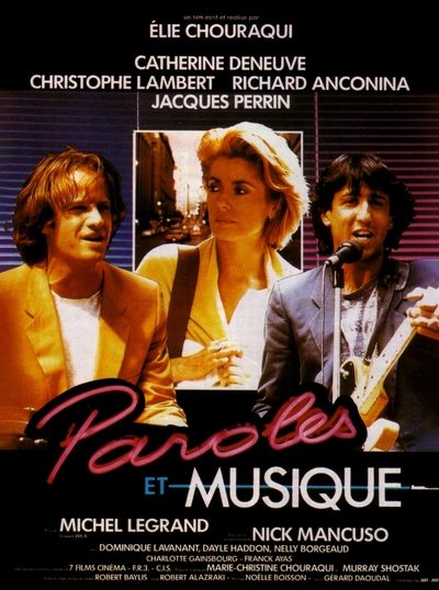Poster for the movie Paroles et musique