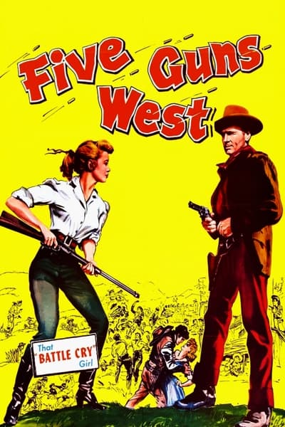 Five Guns West poster Five Guns West