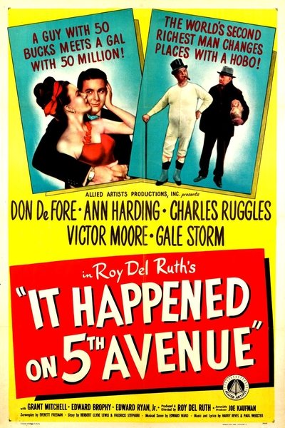 Watch!(1947) It Happened on Fifth Avenue Full Movie Online -123Movies