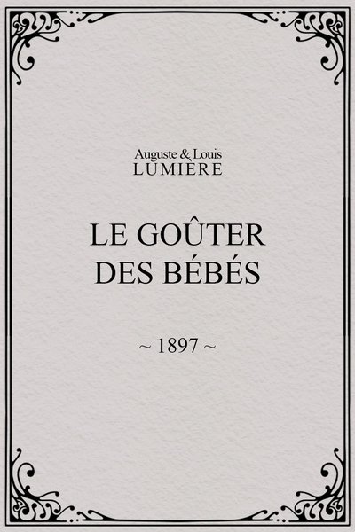 Le goûter des bébés poster Le goûter des bébés