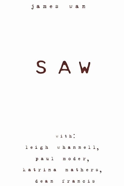 Poster for the movie Saw
