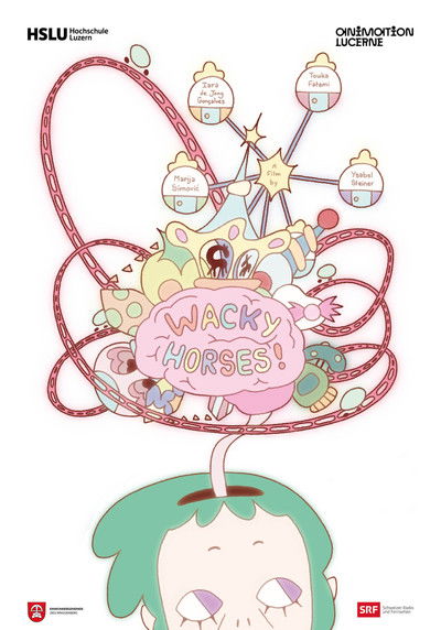 movie poster for Wacky Horses!