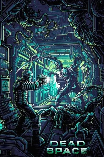 Poster for the movie Dead Space: Downfall