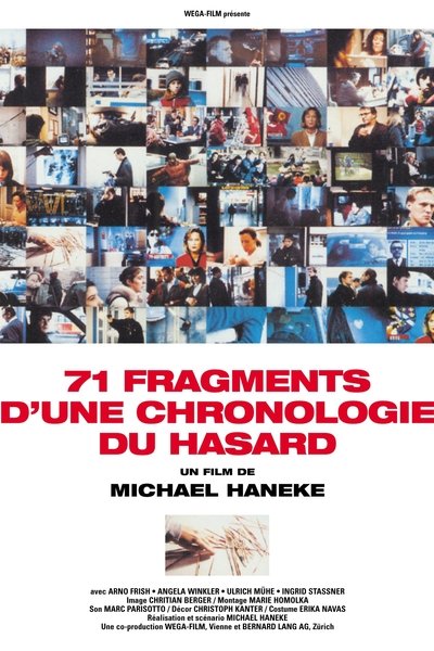 poster 71 fragments d'une chronologie du hasard