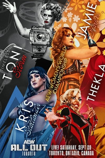 movie poster for AEW: All Out