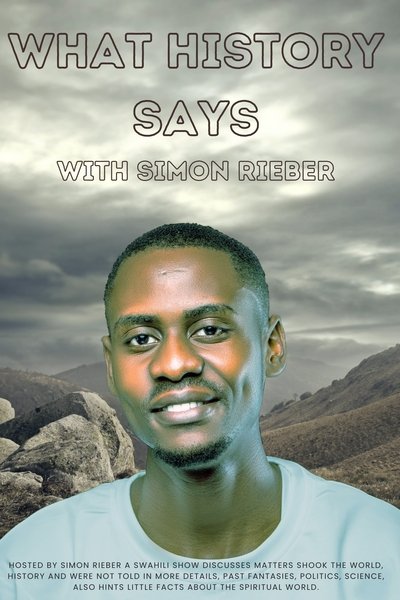 poster for What History Says with Simon Rieber