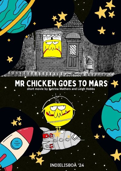 movie poster for Mr Chicken Goes to Mars