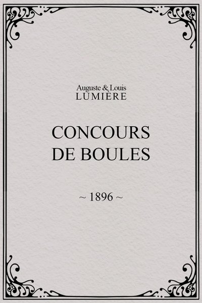 Boules Game poster Boules Game