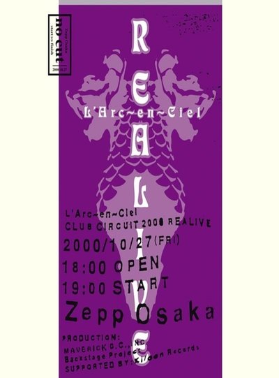 Poster for the movie L'Arc-en-Ciel: Club Circuit 2000 Realive -No Cut-