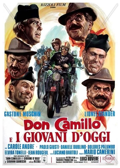Poster for the movie Don Camillo and the Contestants