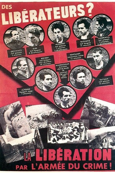 Poster do Filme Les Résistants de l'Affiche Rouge