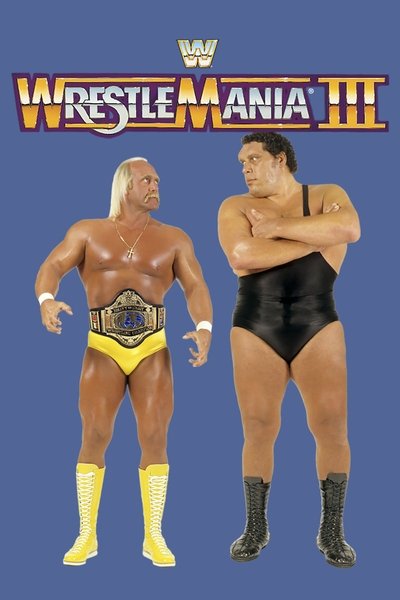 Poster for the movie WWE WrestleMania III