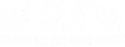 Geharha: The Dark and Long-Haired Monster Logo