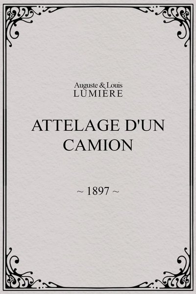 Attelage d'un camion poster Attelage d'un camion