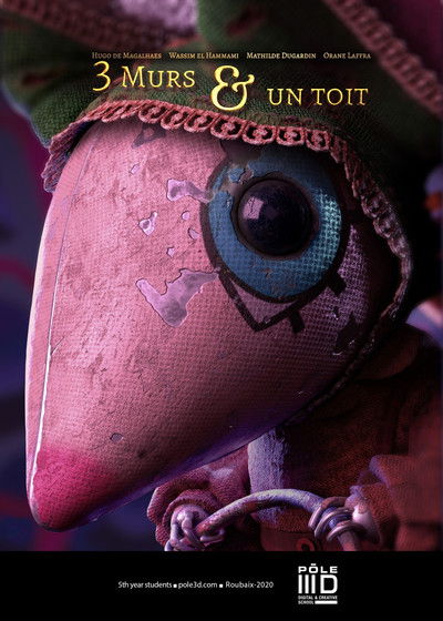 movie poster for 3 Murs et Un Toit