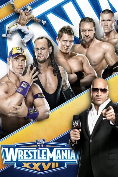 Poster for the movie WWE WrestleMania XXVII