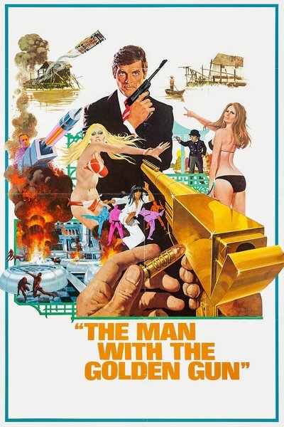 Poster for the movie The Man with the Golden Gun