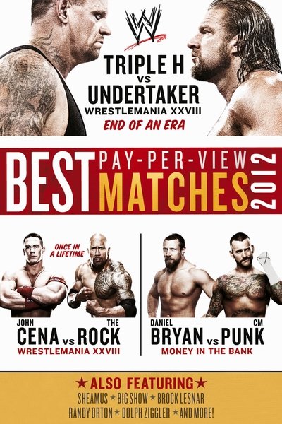 Poster for the movie WWE: Best Pay-Per-View Matches 2012