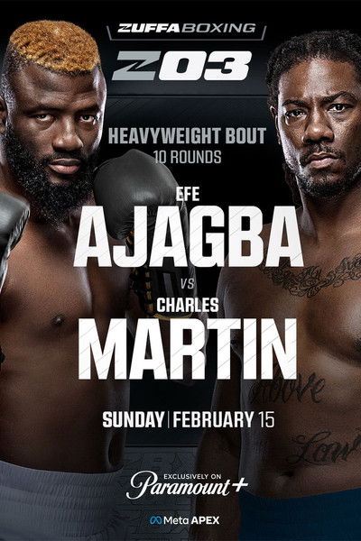 movie poster for Efe Ajagba vs. Charles Martin