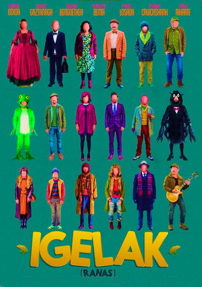 Poster for the movie Igelak (Frogs)