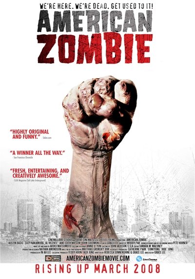 Poster for the movie American Zombie