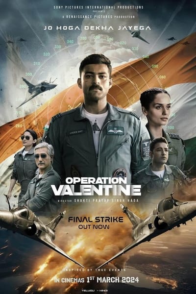 Operation Valentine (2024) WEB-HDRip [Hindi ORG DD 5.1] 1080p | 720p | HEVC | 480p [x264|x265] Esubs