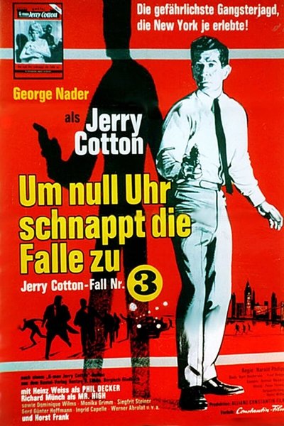 Poster for the movie Jerry Cotton: The Trap Snaps Shut at Midnight