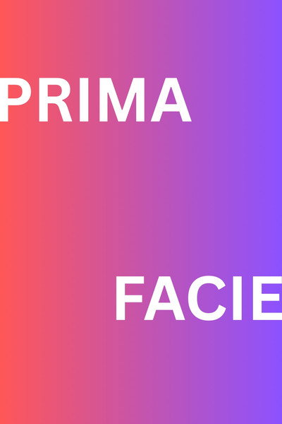 Poster do Filme Prima Facie