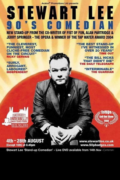 Poster for the movie Stewart Lee: 90s Comedian
