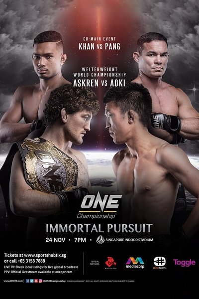 Watch - (2017) ONE Championship 62: Immortal Pursuit Movie Online Free -123Movies