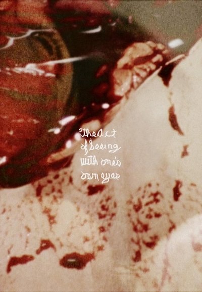 Poster for the movie The Act of Seeing with One's Own Eyes