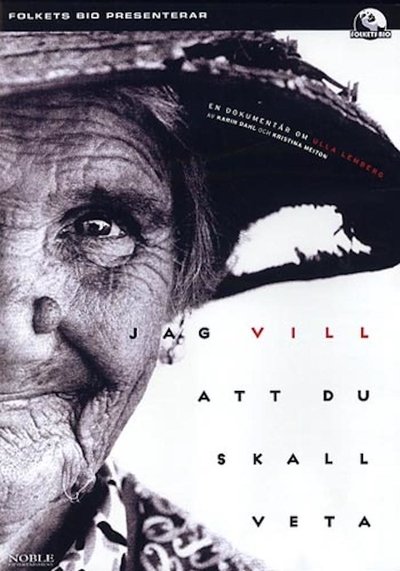 Poster do Filme Jag vill att du ska veta