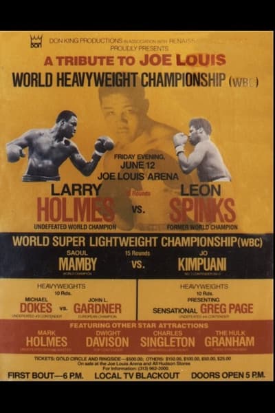 Larry Holmes vs. Leon Spinks