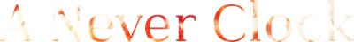 A Never Clock Logo