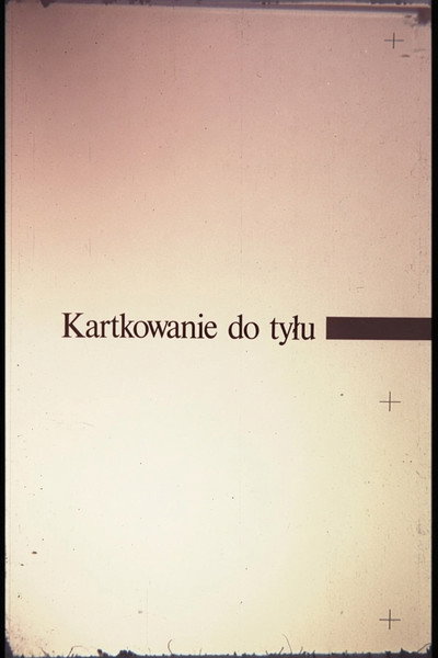 Kartkowanie do tyłu