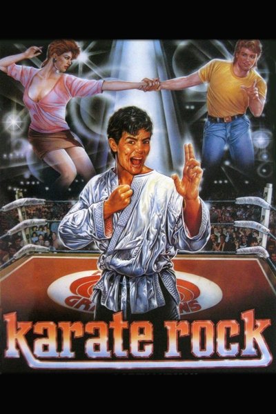 Poster for the movie Karate Rock