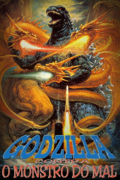 Poster do Filme Godzilla Contra o Monstro do Mal
