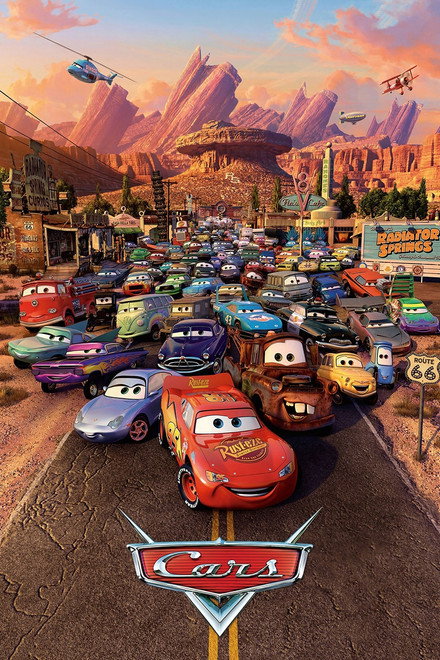 Movie poster of "Cars"