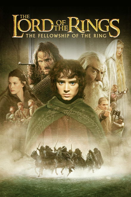 Movie poster of "The Lord of the Rings: The Fellowship of the Ring"
