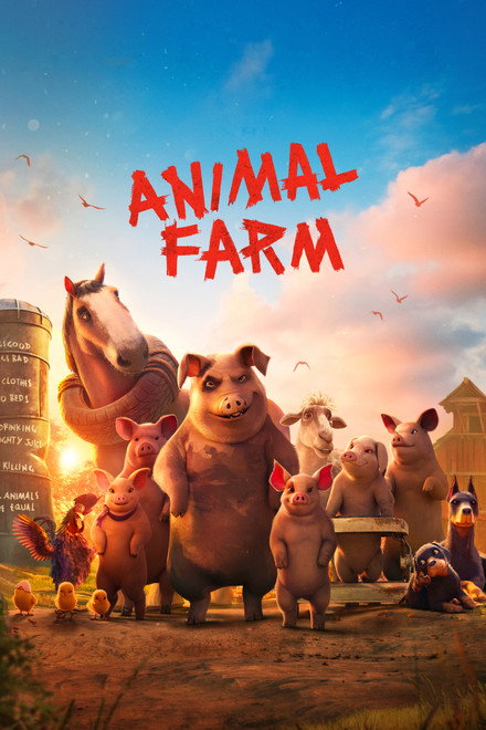 Movie poster of "Animal Farm"