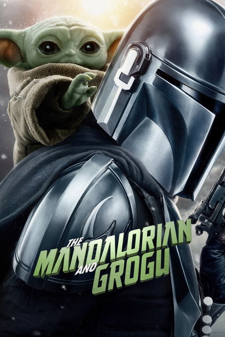 Movie poster of "Star Wars: The Mandalorian and Grogu"