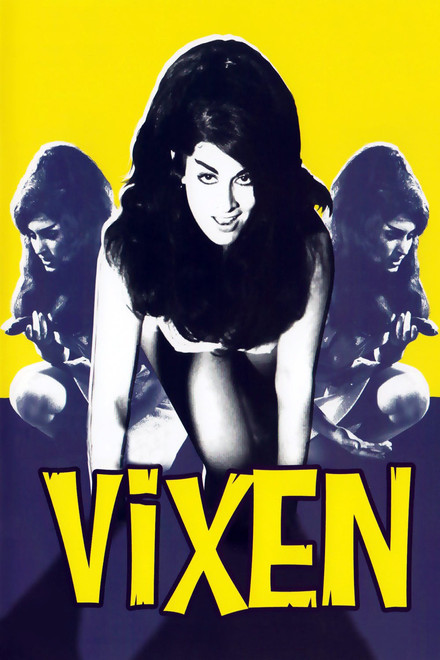 Movie poster of "Vixen!"